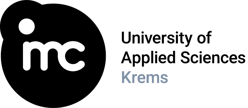 IMC Krems University of Applied Sciences logo.